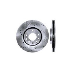 Remschijf vooras geperforeerd diameter: 302 mm, SAAB 9-3 