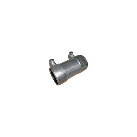 Pipe connector, Exhaust system Double clamp 44 mm 125 mm Steel