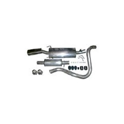 Sports silencer set Stainless steel from Catalytic converter
