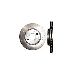 Brake disc Front axle perforated, SAAB 900, 9000