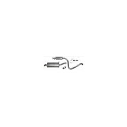 Exhaust system, Stainless steel from Catalytic converter, SAAB 9-3