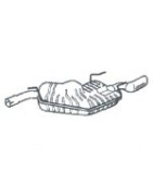 Exhaust SAAB 9-5 Sedan